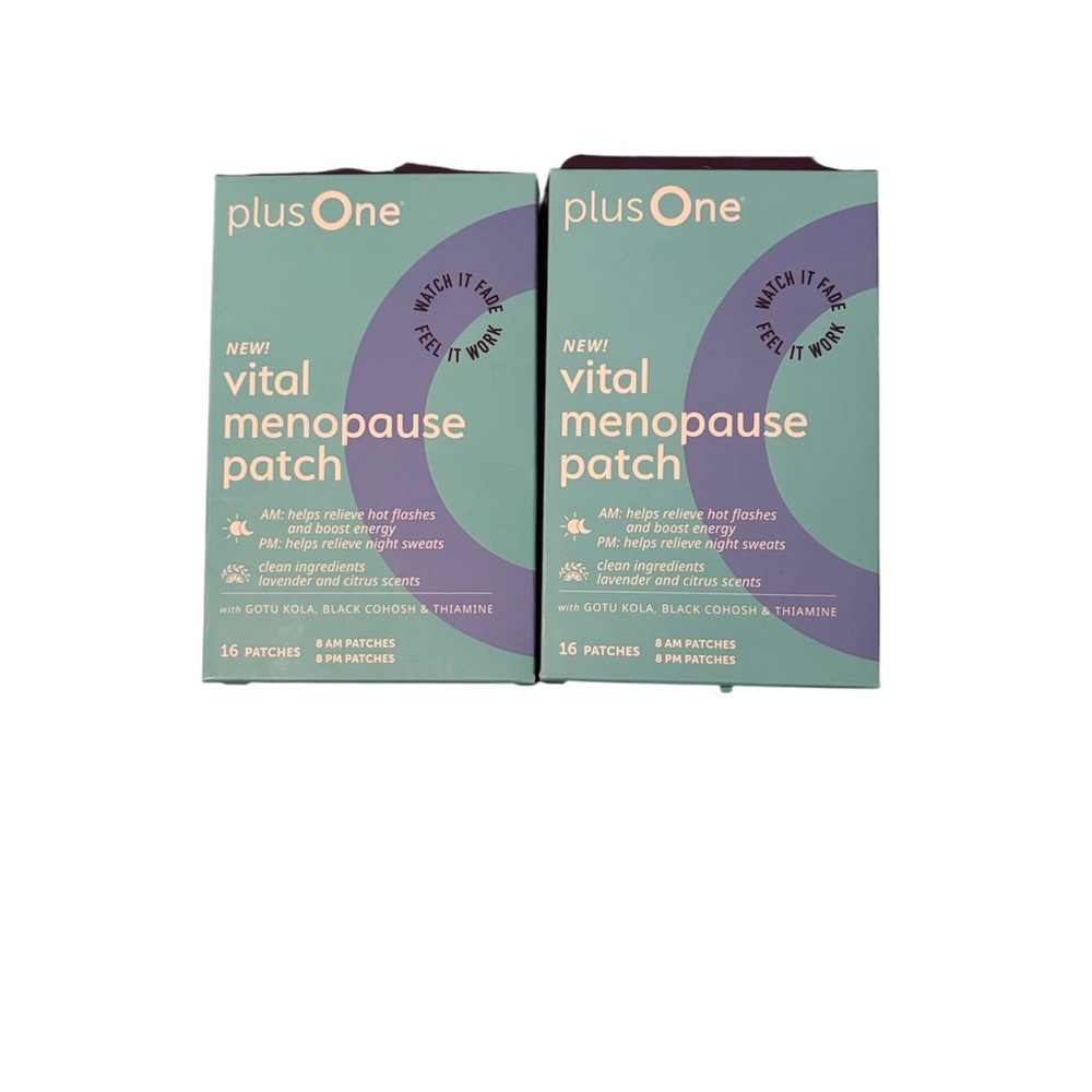 PlusOne | NEW RELEASE Vital Menopause Patch Helps Relieve Flashes Boost Energy 2